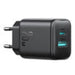 Joyroom JR-TCF13 Dual-Port (A + C) 25W Power Charger (black) - mains chargers<<<Chargers<<<GSM