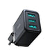 Joyroom JR-TCN02 3xUSB-A 17W 3.4A mains charger - black - Lightning cable<<<Accessories<<<Основна<<<DunaXML&&&Cell