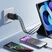 Joyroom JR-TCN02 3xUSB-A 17W 3.4A mains charger - black - Lightning cable<<<Accessories<<<Основна<<<DunaXML&&&Cell