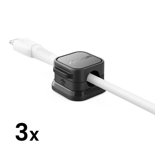 Joyroom JR-ZS368 magnetic cable organizer - black (3 pcs.) - Cable organizers<<<HurtelXML