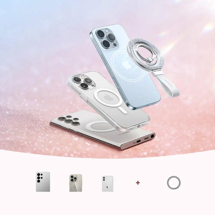 Joyroom JR-ZS425 magnetic ring holder - white - Cell phone holders<<<HurtelXML