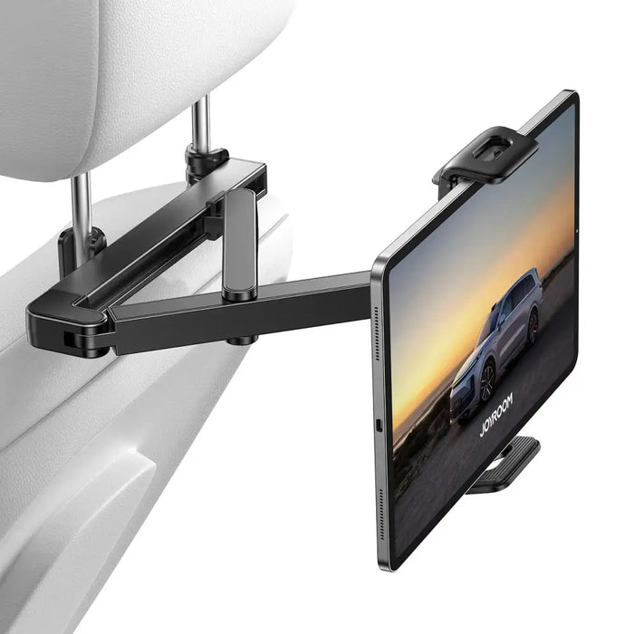 Joyroom JR-ZS433 Car Headrest Holder - Black - Uchwyty samochodowe z ładowarką Qi do telefonów<<<HurtelXML