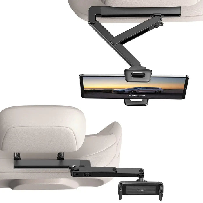 Joyroom JR-ZS433 Car Headrest Holder - Black - Uchwyty samochodowe z ładowarką Qi do telefonów<<<HurtelXML