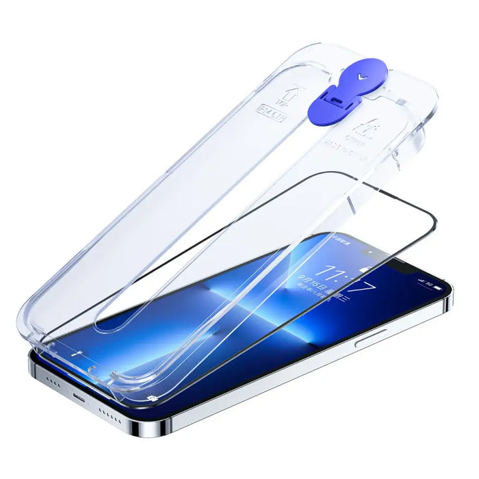 Joyroom Knight Glass for iPhone 14 Pro Max with Mounting Kit Clear (JR-H12) - Cell phone tempered glass<<<HurtelXML