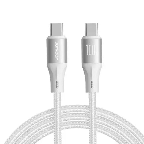 Joyroom Light-Speed Series S-A25 USB-C / USB-C cable 100W 1.2m - white - Type-C