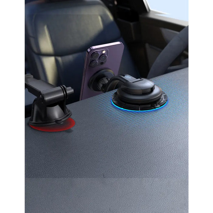 Joyroom magnetic car phone holder for cockpit dashboard black (JR-ZS366) - Cell phone holders<<<HurtelXML