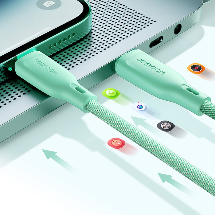 Joyroom Multi-Color Series S-A34 USB-A / USB-C cable 100W 1m - black - Cell phone cables<<<HurtelXML&&&Type-C