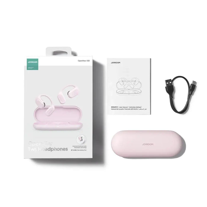 Joyroom Openfree JR-OE1 wireless on-ear headphones - pink - Headphones and speakers<<<HurtelXML