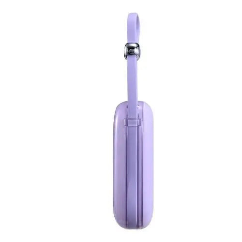 Joyroom Power Bank Jelly Series C + U PD 22.5W 10000 mAh with built-in Type-C cable PD18W Purple (JR-L002) - Wireless