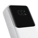 Joyroom Power Bank with Digital Display C + U PD 30W 20000 mAh with built-in Type-C and Lightning cable White