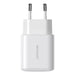 Joyroom power charger JR-TCF20 with C-C cable 20W 1m (white) - mains chargers<<<Chargers<<<GSM