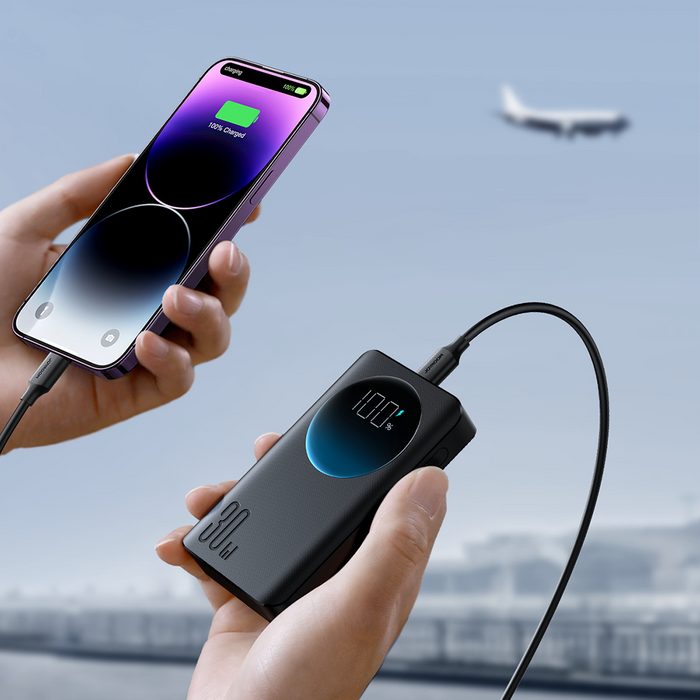 Joyroom powerbank 10000mAh 30W black (JR-PBF01) - Powerbanks<<<HurtelXML&&&Power Bank<<<Основна<<<DunaXML