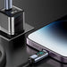 Joyroom Prism Series A16 Lightning / USB-A Cable 2.4A 1.2m with LED Display - Black - Cell phone cables<<<HurtelXML