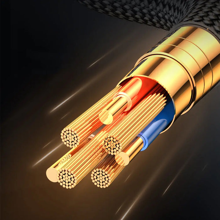 Joyroom Prism Series A16 Lightning / USB-A Cable 2.4A 1.2m with LED Display - Black - Cell phone cables<<<HurtelXML