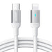 Joyroom S-CL020A10 (white) USB Lightning Type C 20W 2m cable - Combo Cables<<<USB cables<<<GSM