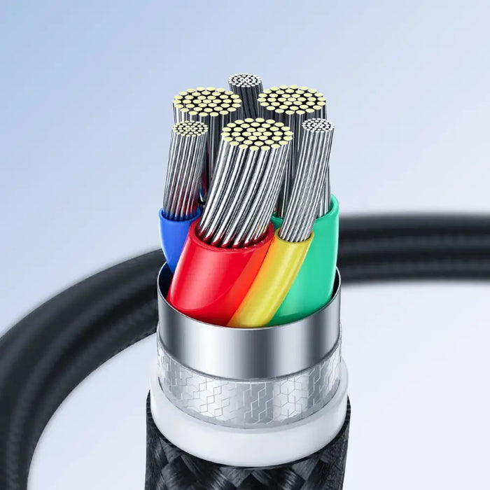 Joyroom Surpass Series A11 USB-A / Lightning 2.4A Cable 0.25 m - Black - Cell phone cables<<<HurtelXML