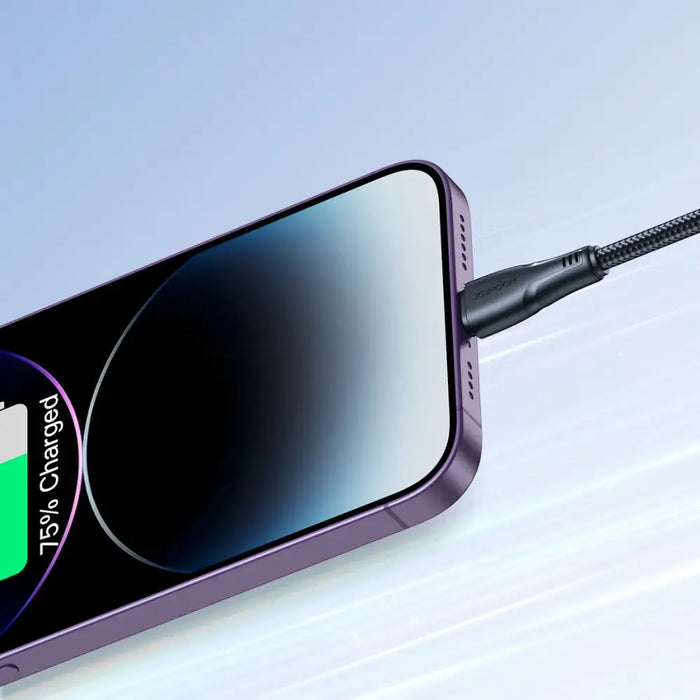 Joyroom Surpass Series A11 USB-A / Lightning 2.4A Cable 0.25 m - Black - Cell phone cables<<<HurtelXML