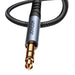 Joyroom SY-A09 AUX cable 3.5mm mini jack to 3.5mm mini jack braided 1.2m (black) - Audio