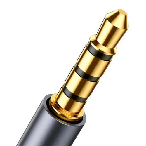 Joyroom SY-A09 AUX extension cable 3.5mm mini jack female to 3.5mm mini jack male braided 1.2m (black) - Audio