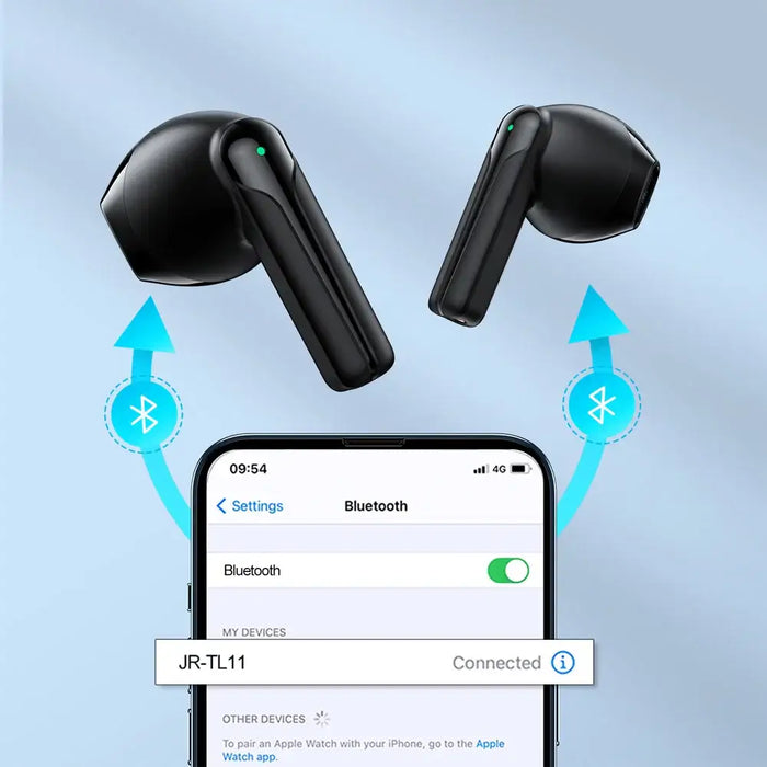 Joyroom TWS headphones wireless ENC waterproof IPX4 Bluetooth 5.3 black (JR-TL11) - Headphones and speakers<<<HurtelXML