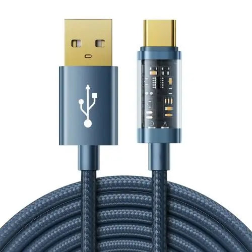 Joyroom USB - Type-C Data Cable 3A 2m Blue (S-UC027A20) - Type-C cable<<<Accessories<<<Основна<<<DunaXML