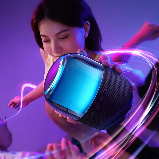 Joyroom wireless Bluetooth 5.3 RGB speaker black (JR-ML05) - Headphones