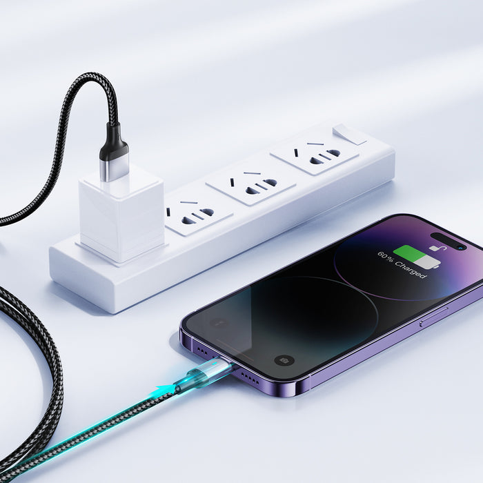 Joyroom Extraordinary Series A10 USB-A / Lightning 2.4A Cable 1.2 m - Black