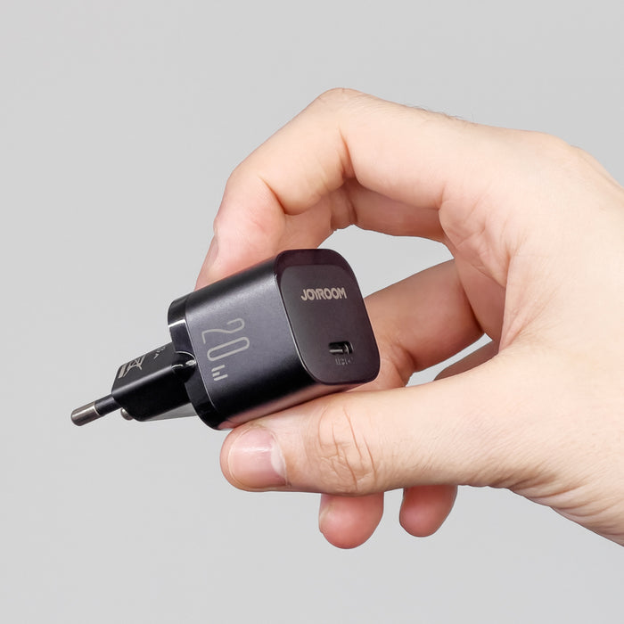 Mini charger USB C 20W PD Joyroom JR-TCF02 - black