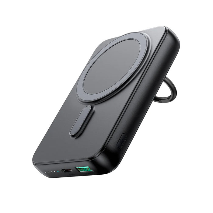 Joyroom JR-W050 20W MagSafe Wireless Power Bank 10000mAh with Stand + USB-C Cable - Black