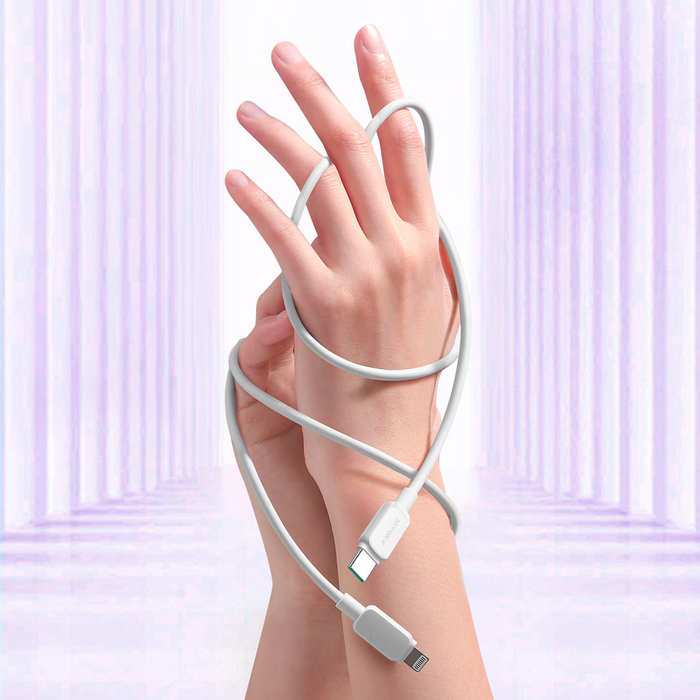 Joyroom Multi-Color Series A14 USB-C / Lightning 30W cable 1.2 m - white