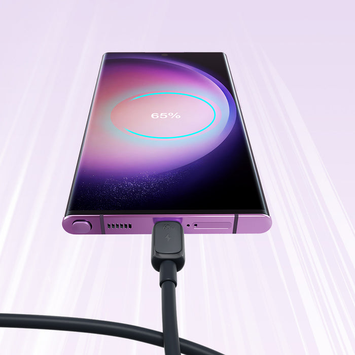 Joyroom Multi-Color Series A14 USB-C / USB-C 60W Cable 1.2 m - Black