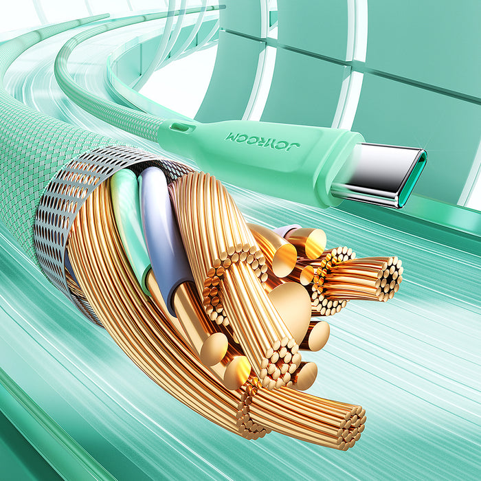 Joyroom Multi-Color Series S-A34 USB-C / USB-C PD 60W 1m Cable - Pink