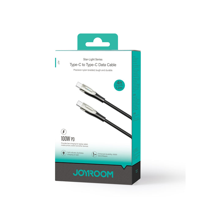 Joyroom Star-Light Series SA27-CC5 USB-C / USB-C cable 100W 1.2m - black