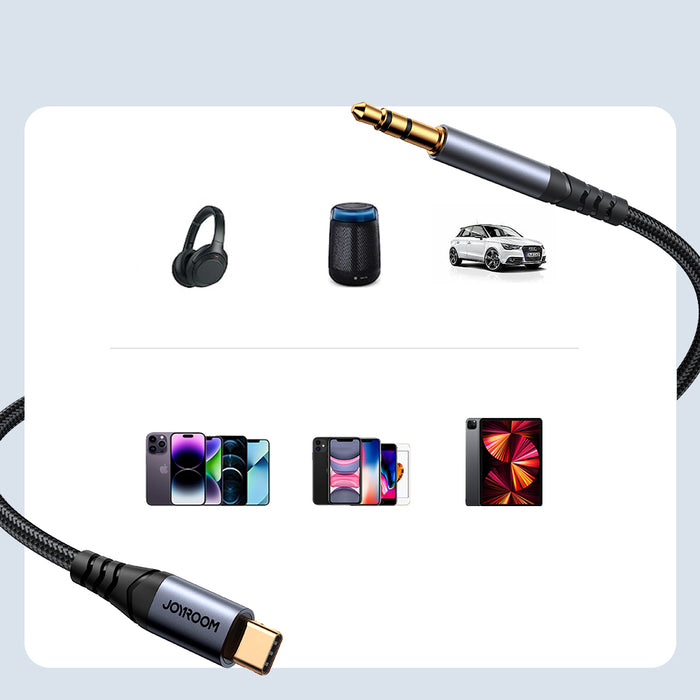 Audio Cable 3,5mm AUX Type-C Joyroom SY-A07 1.2m