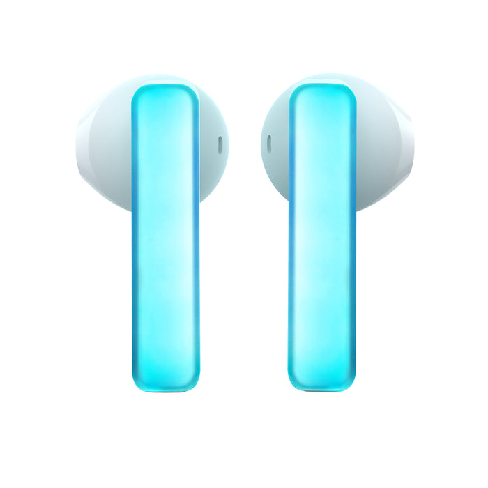TWS Joyroom JR-TC1 IceLens Series wireless headphones with LED lights - white