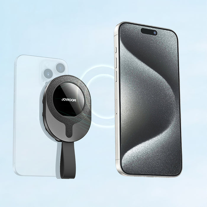 Magnetic phone holder with suction cups Joyroom JR-ZS393-S (black)