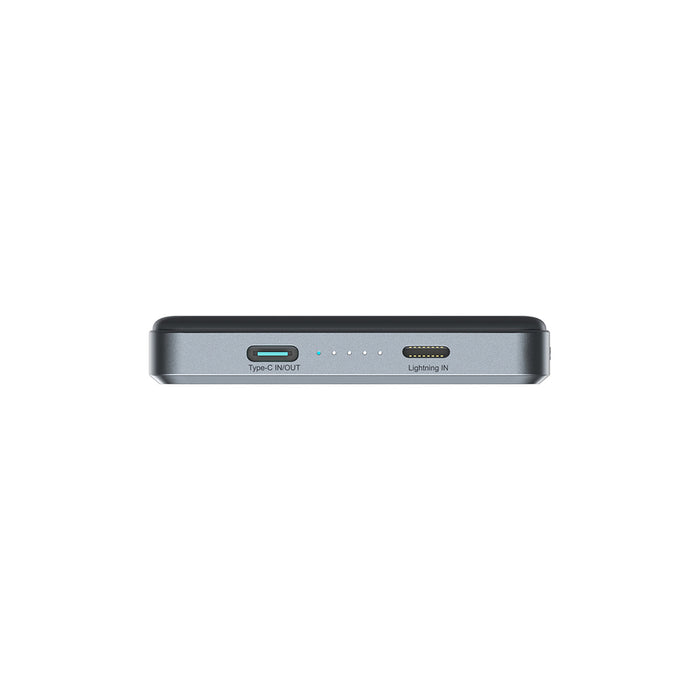 Joyroom JR-PBM08 Pro 10000mAh 20W Powerbank with 15W Inductive Charging Ultra-Thin - Gray