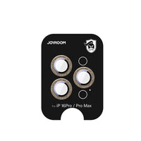 Joyroom JR-MFY0263 Glass Screen Protector for iPhone 16 Pro/16 Pro Max Lenses - Brown