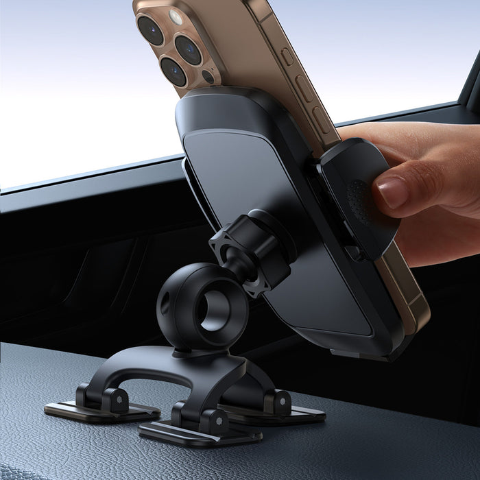 Joyroom JR-ZS259 clamp car holder with three adjustable legs - black