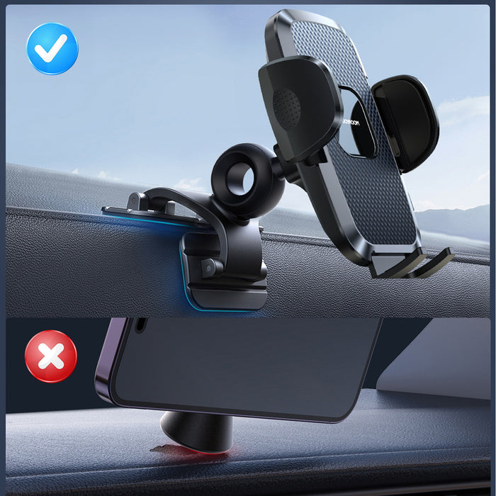 Joyroom JR-ZS259 clamp car holder with three adjustable legs - black