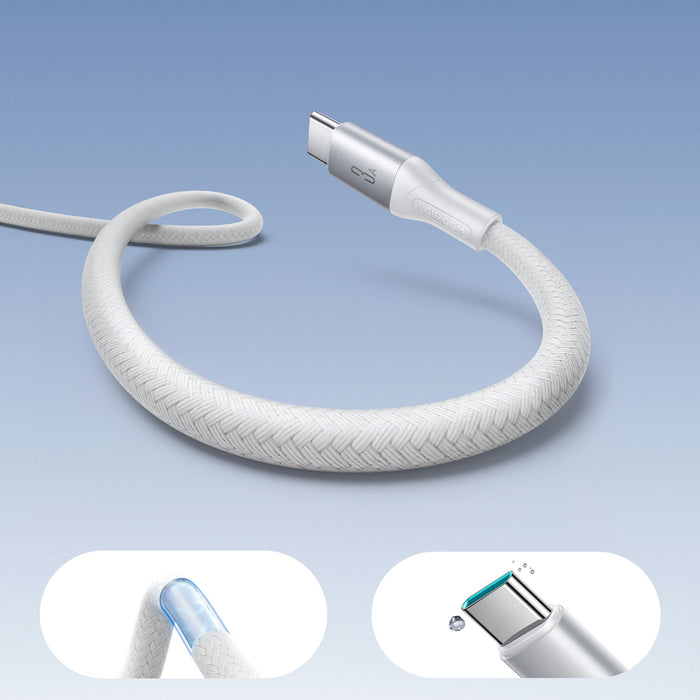 Joyroom S-A28 Flash Series 3A USB-A - USB-C Cable 1m - White