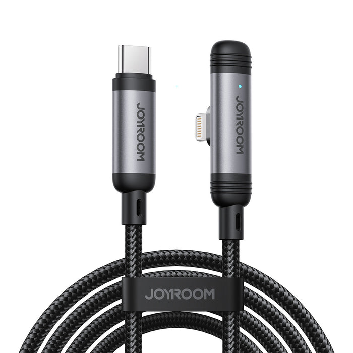 Joyroom S-A56 EnjoyX Series 90° USB-C - Lightning cable 30W 1.2m - black