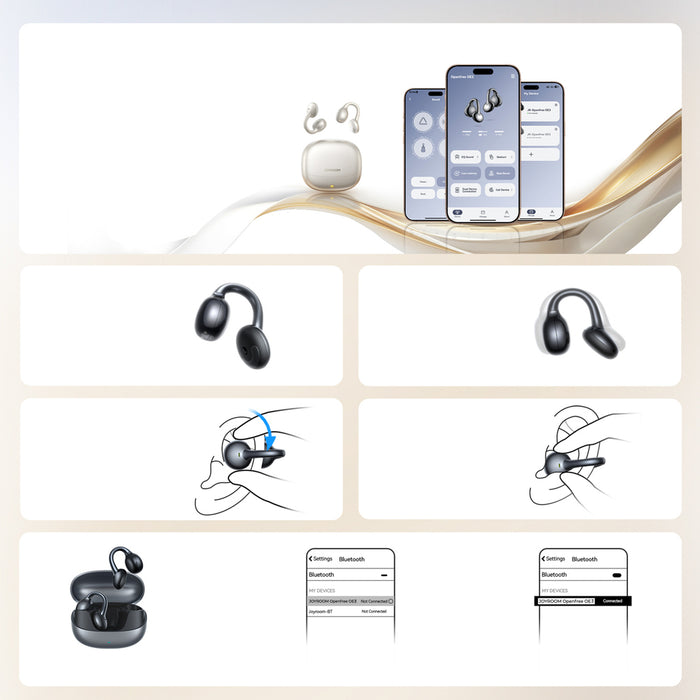 Joyroom Openfree JR-OE3 TWS In-Ear Wireless Headphones - Black