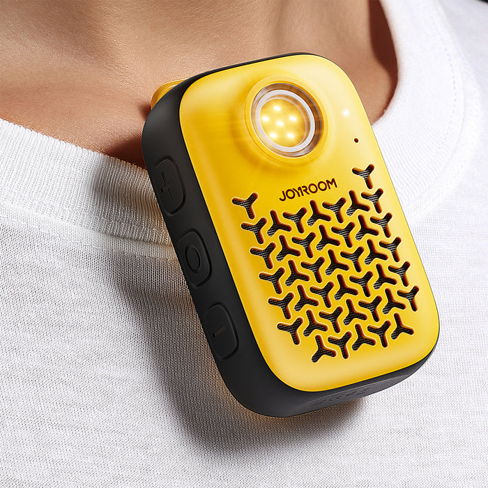 Joyroom Maya JR-MS03 portable Bluetooth speaker with built-in flashlight, resistant - yellow