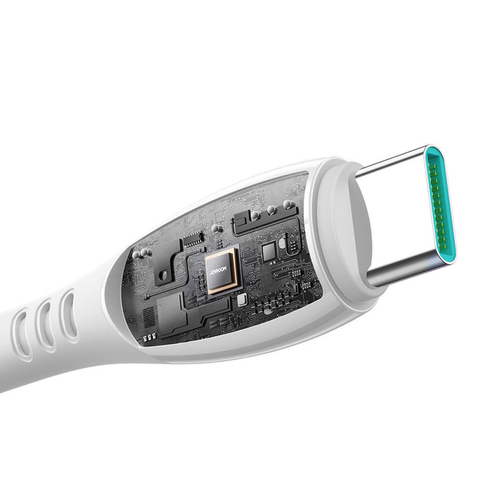 Joyroom S-A59 Vibrant Series 60W USB-C - USB-C Cable 1.2m - White