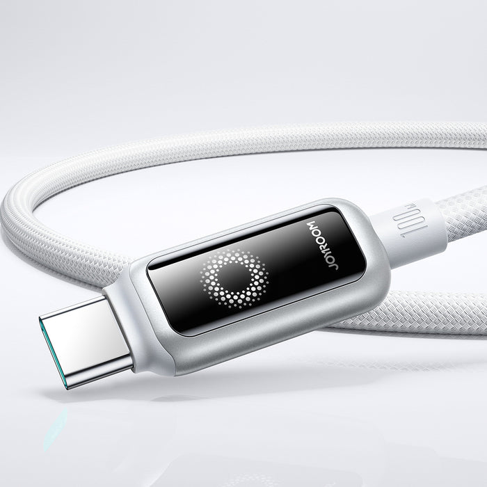 Joyroom S-A55 StarFlight 100W USB-C - USB-C Cable 1.2m - White