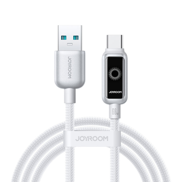Joyroom S-A55 StarFlight 66W USB-A - USB-C Cable 1.2m - White