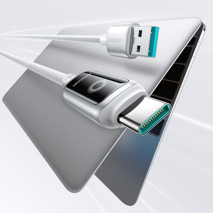 Joyroom S-A55 StarFlight 66W USB-A - USB-C Cable 1.2m - White