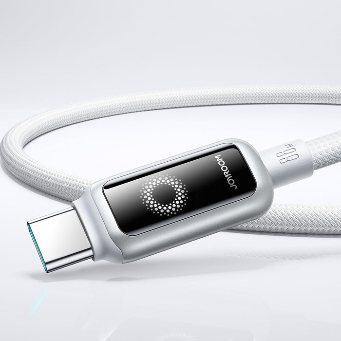 Joyroom S-A55 StarFlight 66W USB-A - USB-C Cable 1.2m - White