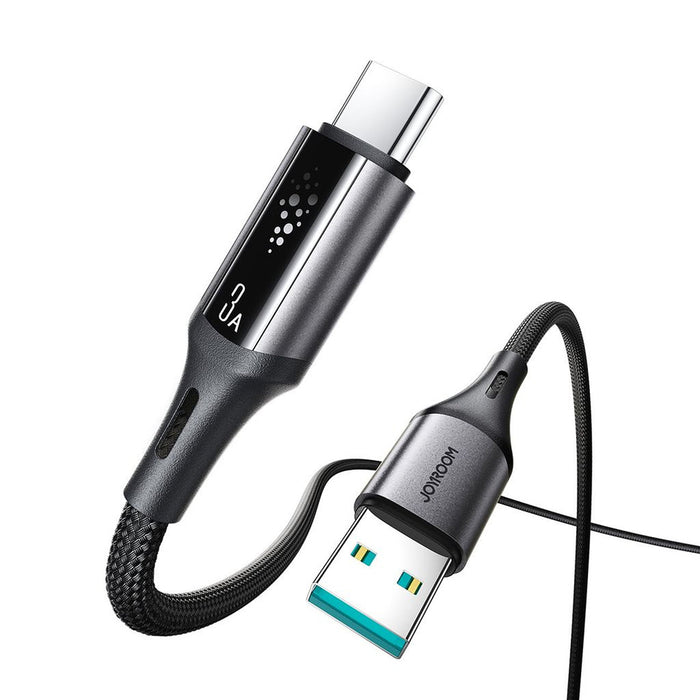 Joyroom S-A60 StarTalk 3A USB-A - USB-C cable 1.2m - black
